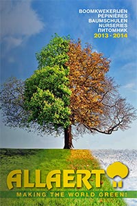 Так выглядит обложка каталога бельгийского питомника растений Allaert на 2013-2014 год.
