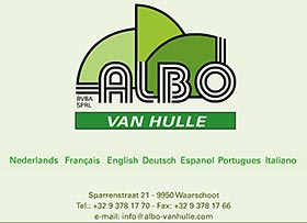 Логотип бельгийского питомника растений Albo Van Hulle.
