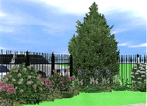 Примеры визуального оформления проектов сада